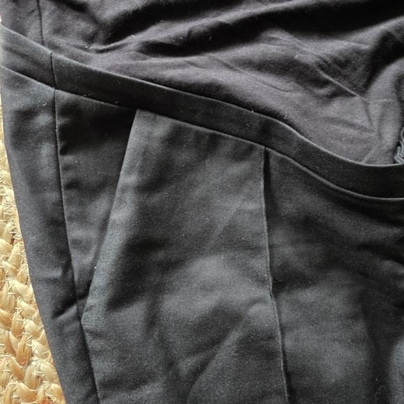 Seraphine | Elegant Black Maternity Skinny Pants 2 - Picture 6 of 11